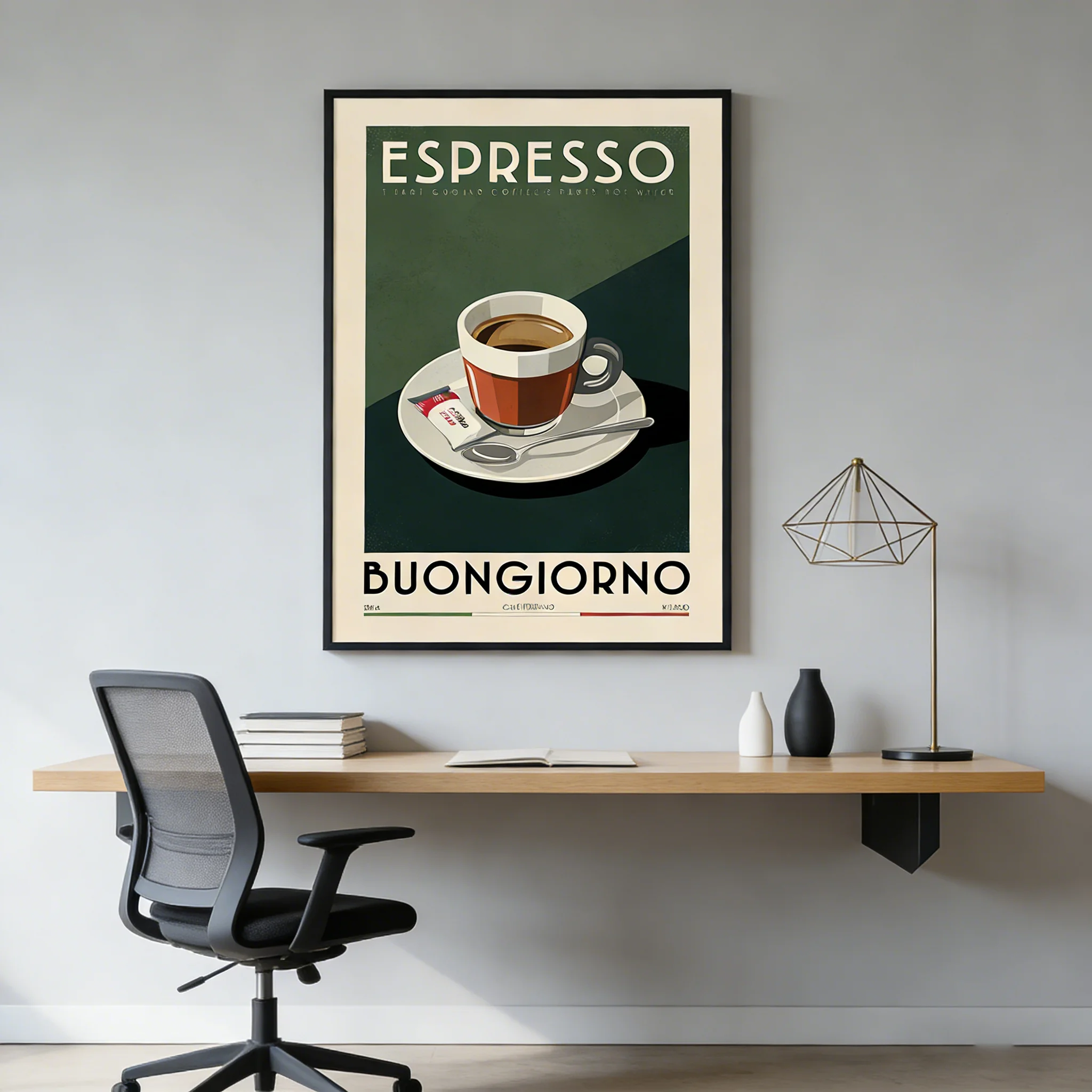 Espresso Coffee Poster, Kitchen Coffee Bar Art Print,Vintage Coffee Poster Canvas Painting | Coffee Gift for Coffee Lover
