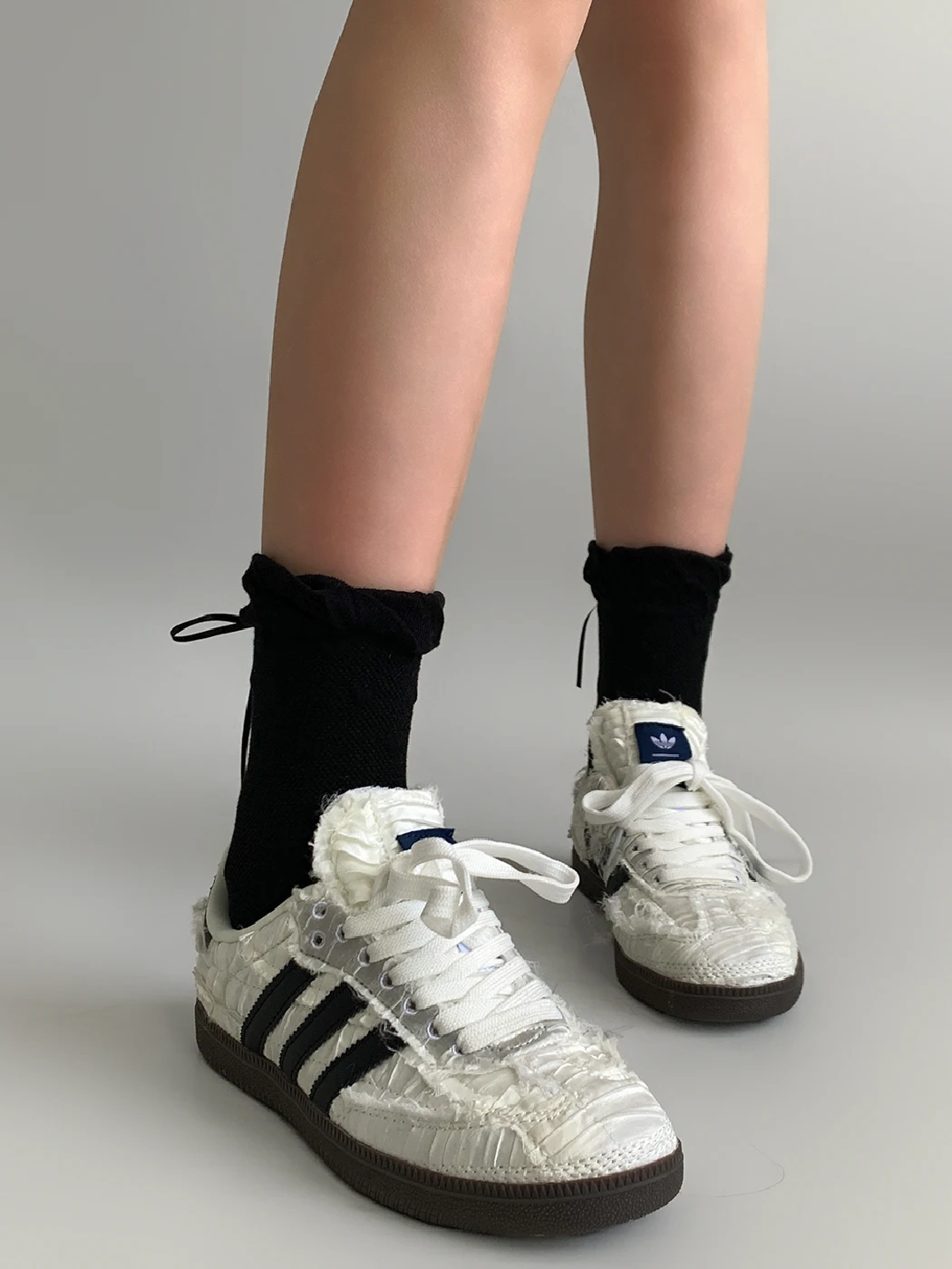 ชุดเต้นบัลเลต์โลลิต้าสีขาวบางเบาสำหรับผู้หญิง รุ่น Ay ort Sos สำหรับห้องเรียนกลางคืน  แบบผูกโบว์  รุ่น Sle Heart  สีขาว  หรือรุ่น Sos Personali Ho...