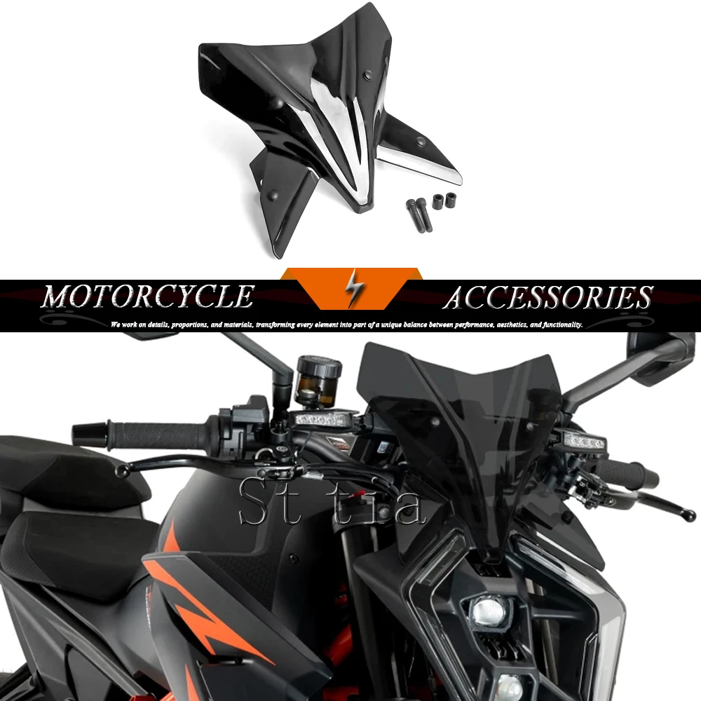 

Новое ветровое стекло для мотоцикла 1390 Super Duke R EVO 2025 года, ветрозащитный дефлектор, аксессуары для обтекателя