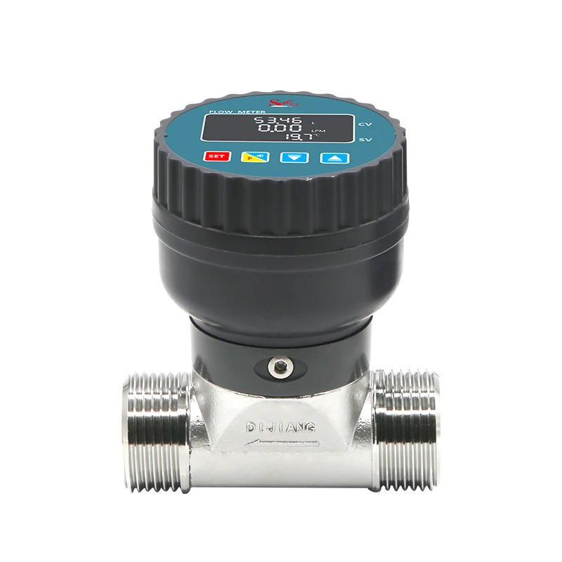 Electromagnetic Flow Meter Digital Display Sewage Pipeline Stainless Steel Valve Body Acid And Alkali Resistant 485 Transmission