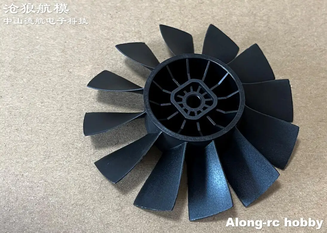 1 Uds Freewing 80mm EDF repuestos --- 12 cuchillas 80 hélice de plástico V2 para In Runner E72314 V2 conducto ventilador reparación RC avión
