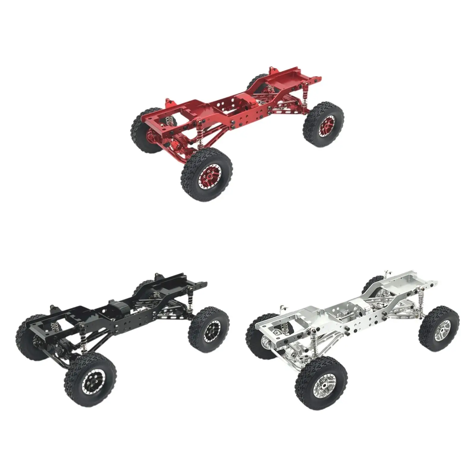 Metal RC Chassis Frame Lightweight Easy to Install Replace Upgrade Part RC Car Spare Parts for MN78 1/12 RC Car Modification