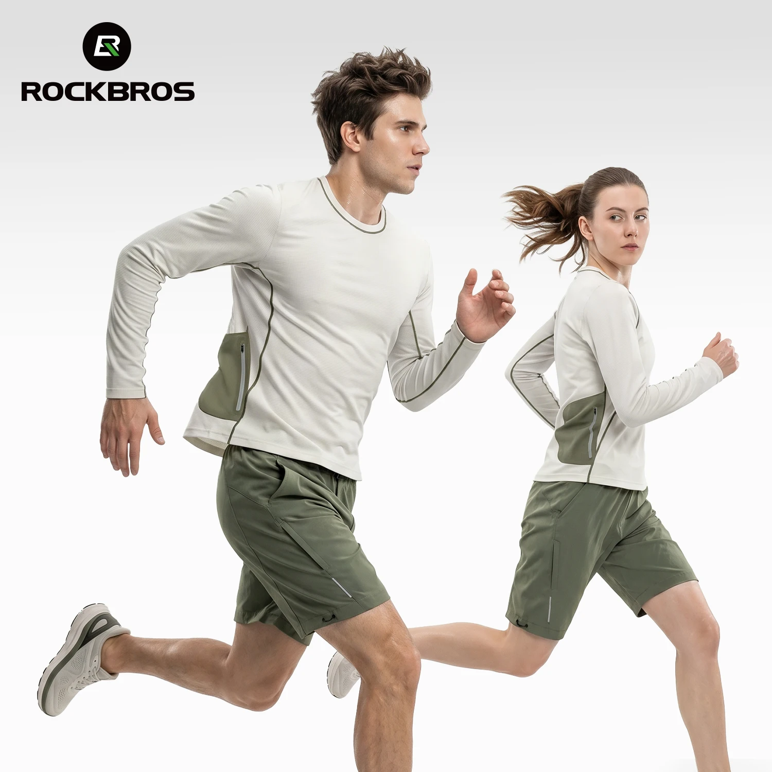 Cycling Gear Girls - ROCKBROS Cycling Suit Mesh Long‑Sleeve Light‑Changing