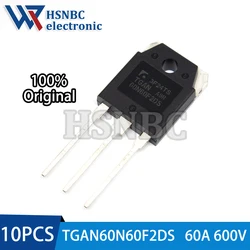10PCS TGAN60N60F2DS 60N60F2DS 60N60 TO-3P 600V 60A IGBT Power Transistor 100% New Original