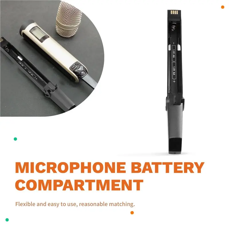 Komora baterii do mikrofonu bezprzewodowego CJSD-Replacement Repair, zamiennik do mikrofonu ręcznego SKM9000, akcesoria do tubow — zdjęcie produktu 5