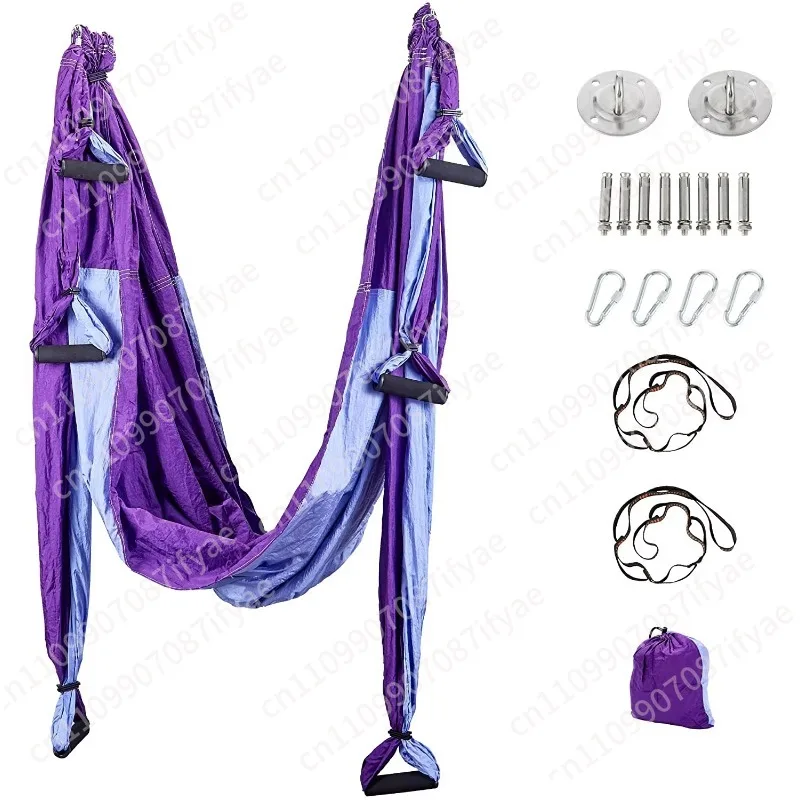 Professional aerial yoga hammock high quality nylon yoga swing
