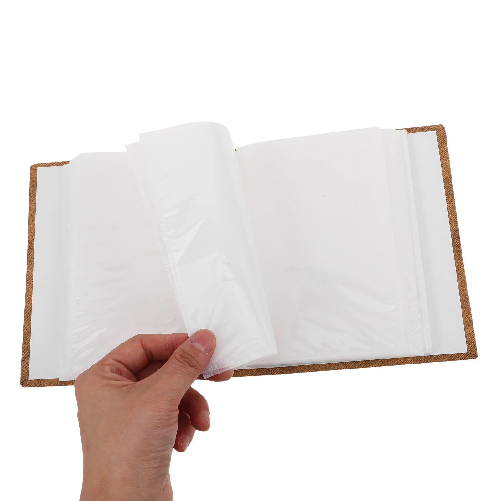 عرض كتاب العرض جيوب واضحة مجلد ملفات المستندات لألبومات الصور تقرير يغطي محفظة لوازم اللوحة #3