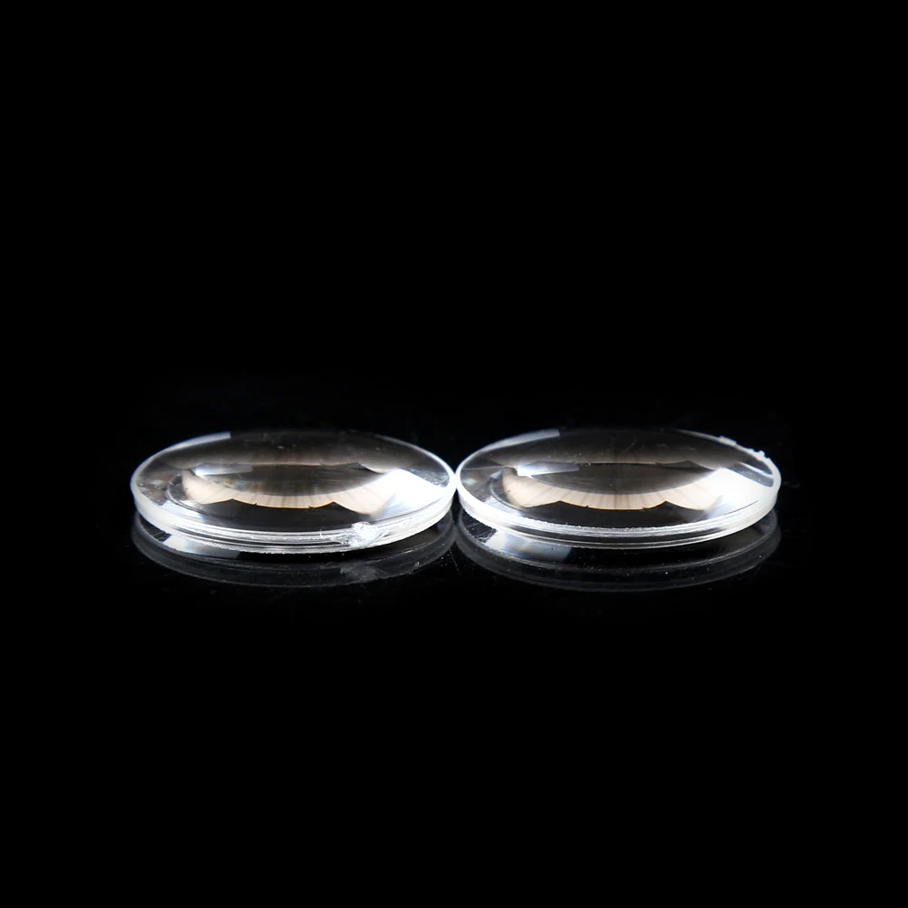 2Pcs Cardboard Virtual Reality VR BiConvex Lenses 3D Virtual Glasses 25mm Diameter Magnifier Focal Length 45mm