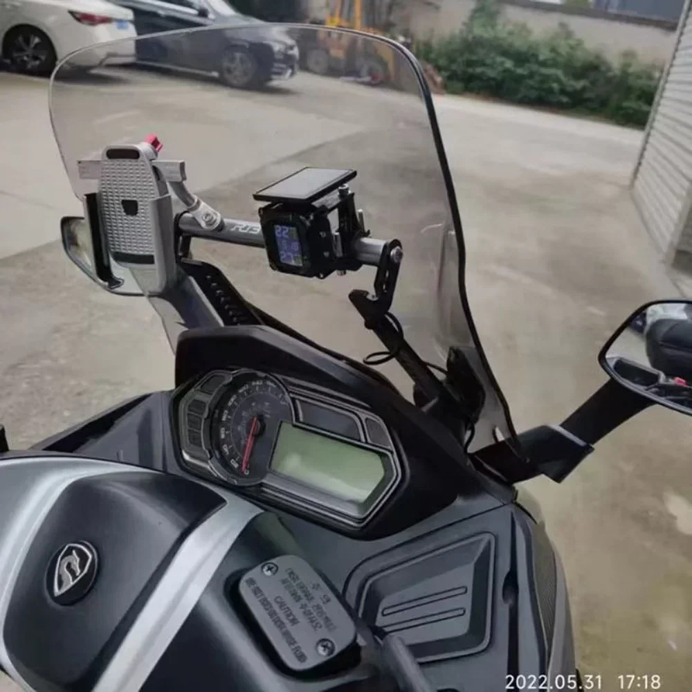 Nuevo soporte de navegación para motocicleta para Daelim Xq 125 / Xq1 125 / Xq2 250 soporte para Gps para teléfono inteligente compatible con Xq125 / Xq1 125 / Xq2 2