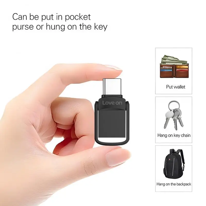 Pen Drive 1TB Usb 3.0 Flash Drives interfaccia Lightning 2TB Pendrive Key Usb con portachiavi per Androids SmartPhone Tablet Android