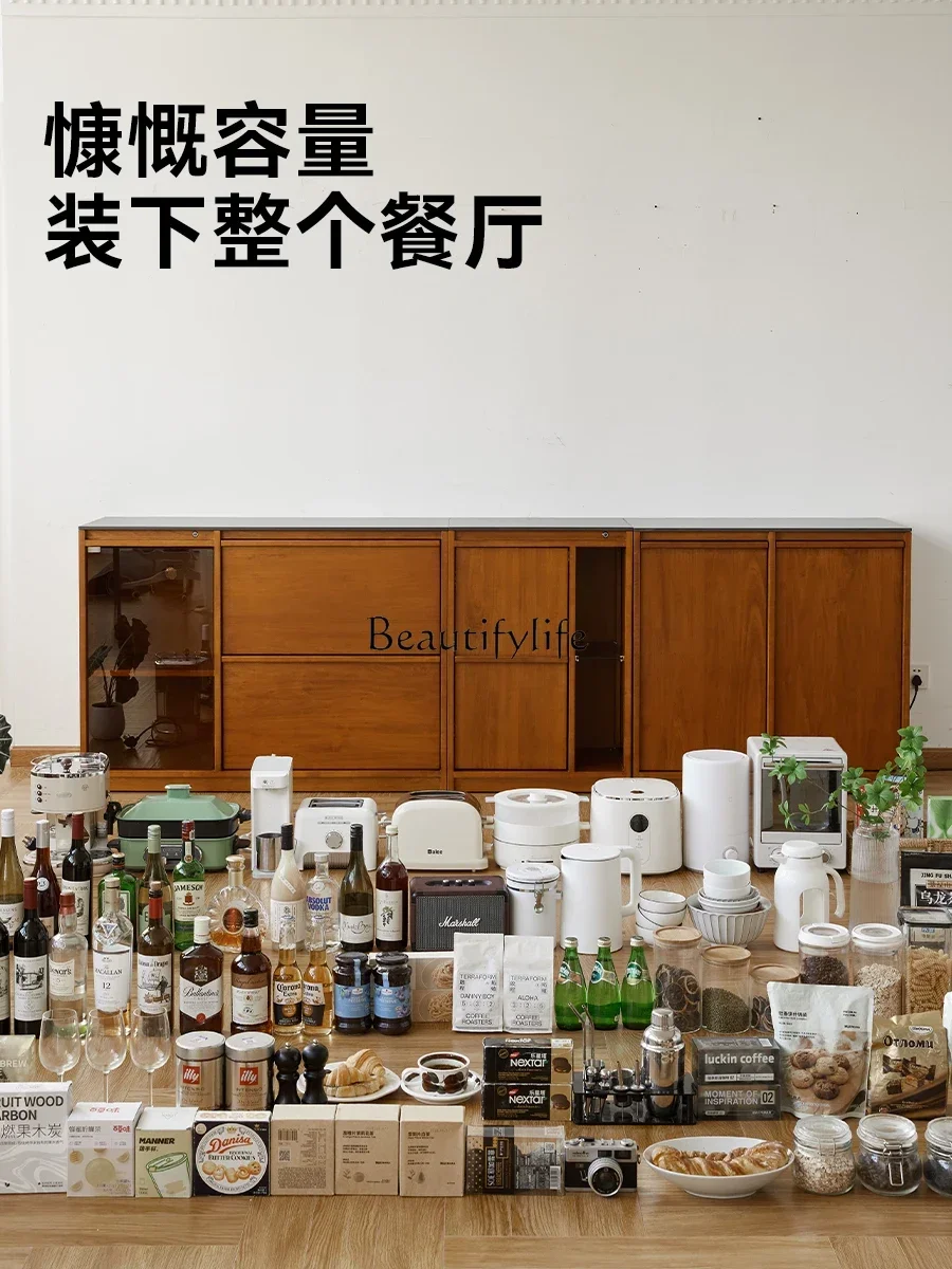 yj9  Skeleton Line Sideboard Cabinet Living Room High-end Fashion Simple
