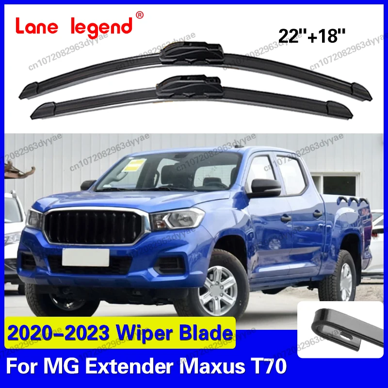 

Wiper Front Wiper Blades For MG Extender Maxus T70 2020 - 2023 2021 2022 Windshield Windscreen Window Accessories 22"+18"