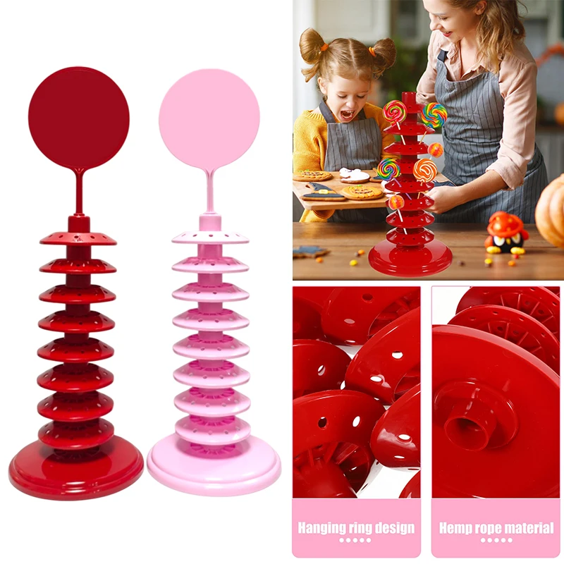 6/10 Layer Multi-Layer Cute Cartoon Lollipop Stand For Candy Display Rack Wedding Birthday Party Decorative Dessert Organizer