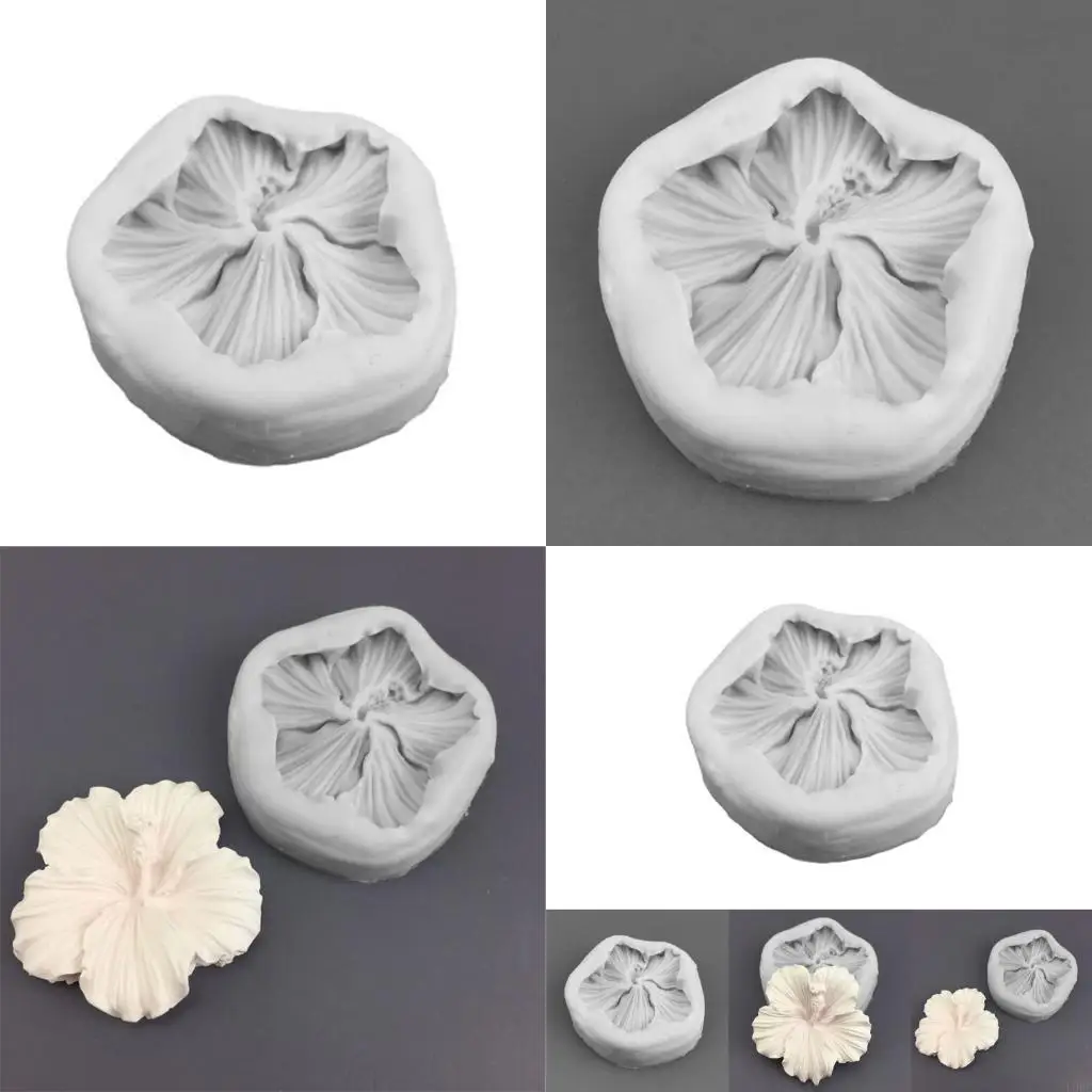 L9BE L9BE Hibiscus Shaped DIY Molds Fondant Moulds Chocolate Moulds Cake Decorating Gadget - Aliexpress Deal