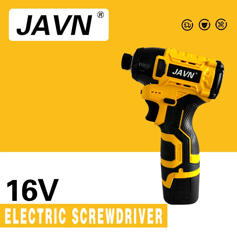 

JAVN 160N.m 16V Electric Mini Drill Screwdriver, Impact Driver, Cordless Drill, Household Multifunction Power Tools
