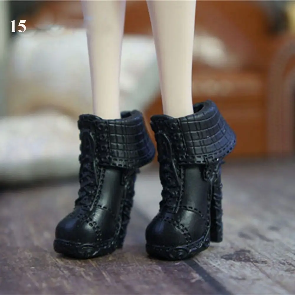 30CM Doll Shoes Fashion High Heels Casual Slippers Hollow Sandal Female Long Knees Boots For Foot Length 2.2cm Dolls Accessories