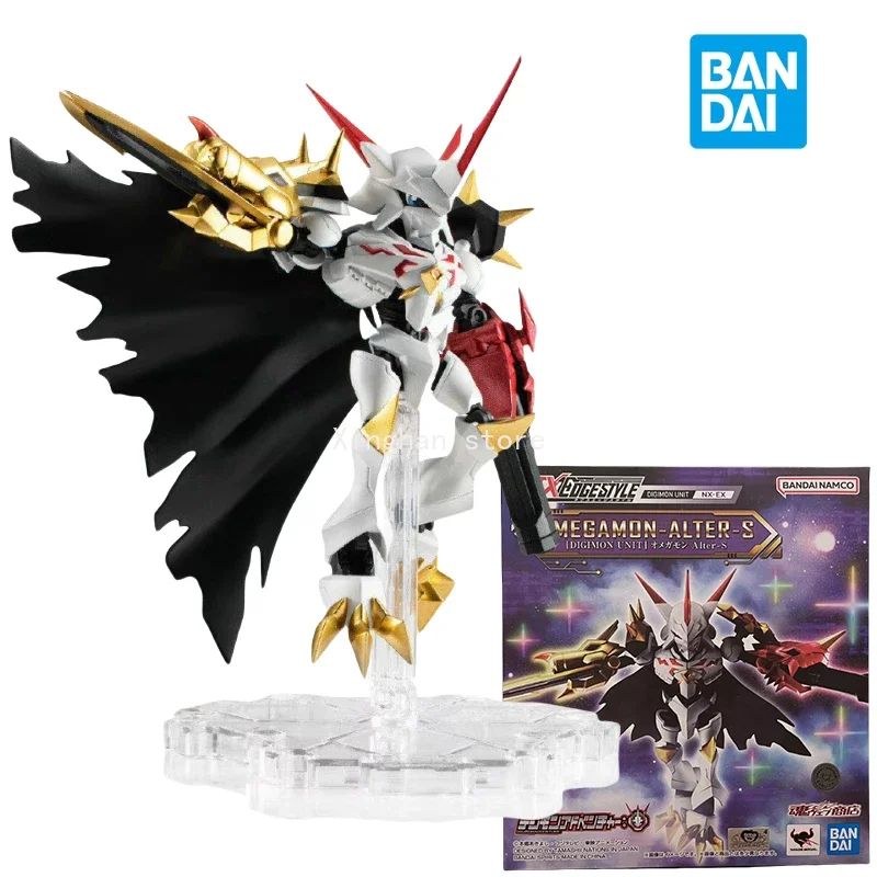 Bandai NXEDGE NX Omegamon Alter-s Action Figures Digimon Anime Toys for Boys Collection Display Gift Original Box