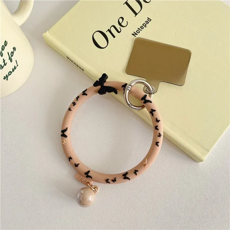 

Cute Cartoon Anti-Loss Wrist Strap for Phone Sweet Animal Circular Phone Lanyard Keychain Clip Multi-Function Phone Strap Holder