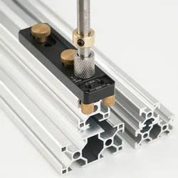 Aluminum Profile Punching Auxiliary DIY Tool Suitable For 2020, 2040, 3030, 3060 Profiles Generic Jig Guide Drilling Positioning