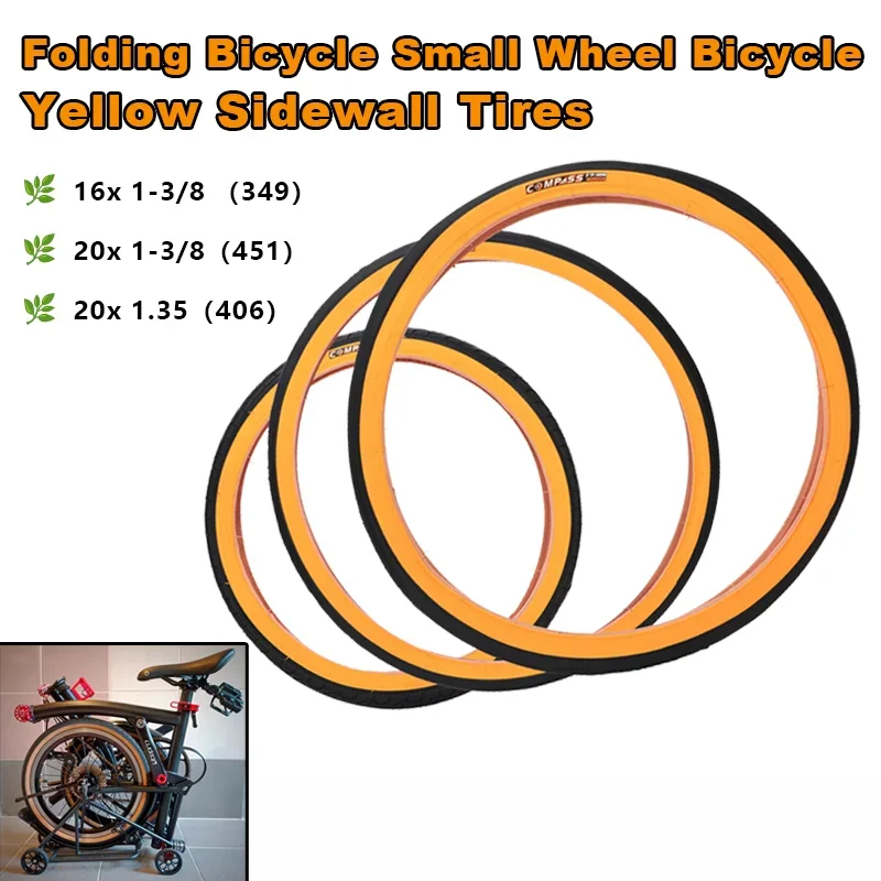 Folding Bicycle Tire 349 16