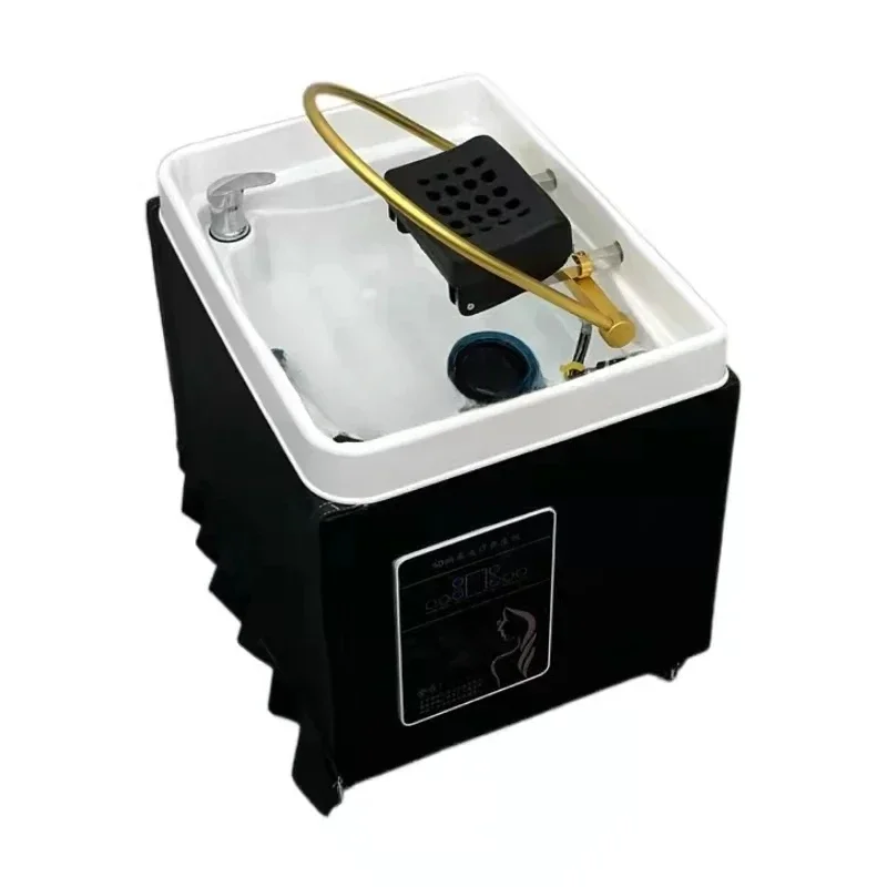 

s# A Thai-Style Single Mobile Barber Shop Flushing Shampoo Basin Fumigation Intelligent Constant Temperature Water Circulation