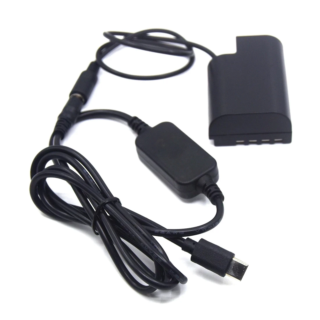 DMW-DCC12 DMW-BLF19 BLF19E BLF19PP Dummy Battery+USB Type C USB-PD Converter To DC Cable For Lumix DMC-GH3 DMC GH3 GH4 GH9