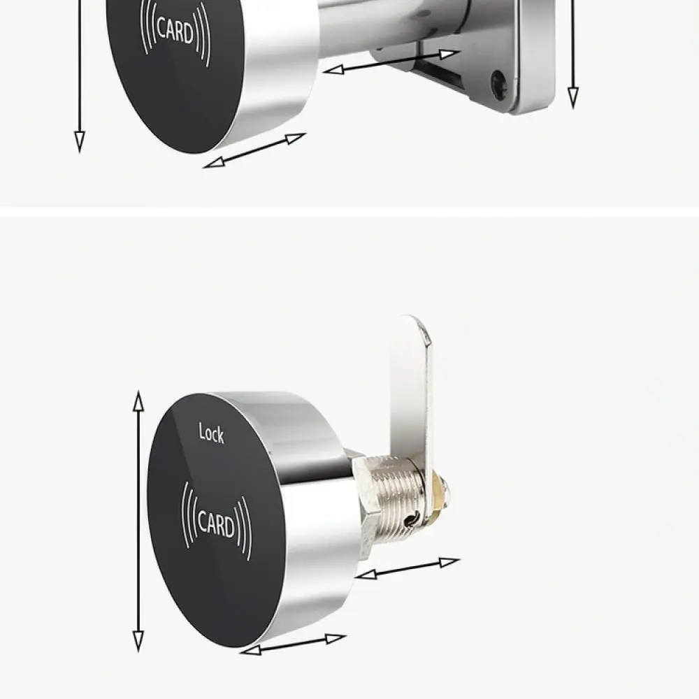 Smart Keyless Cabinet Lock Fingerprint Password Swipe Card Security Hardware Drawer File Wardrobe Home Office Storage