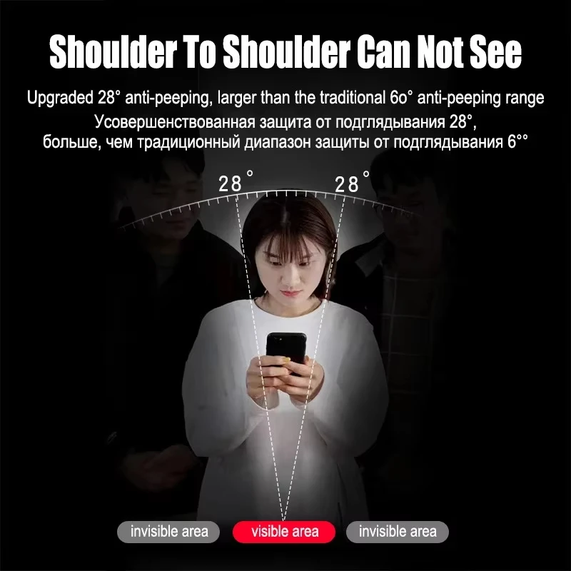 واقي شاشة للخصوصية من السيراميك غير اللامع لهاتف iPhone 15 16 14 13 11 12 17 Pro Max SE 2022 طبقة مقسى مضادة للتجسس iPhone 17 Air XR