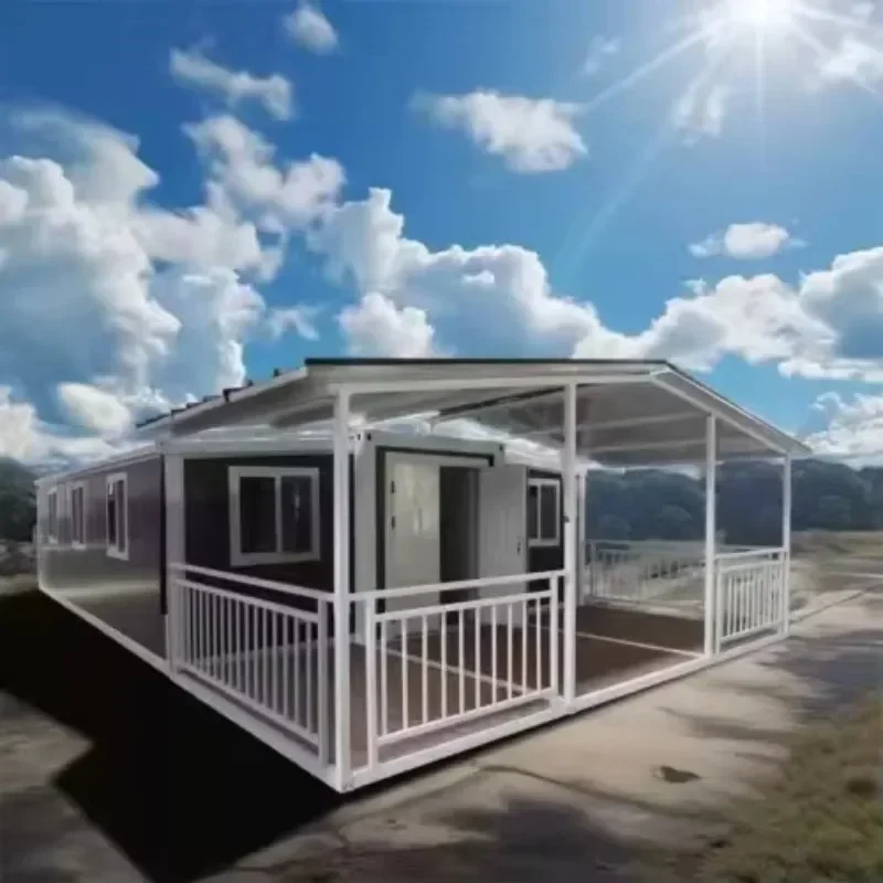 Double-Wing Expandable Tiny House: Smart Solution for Compact and Spacious Living Modular House Hot