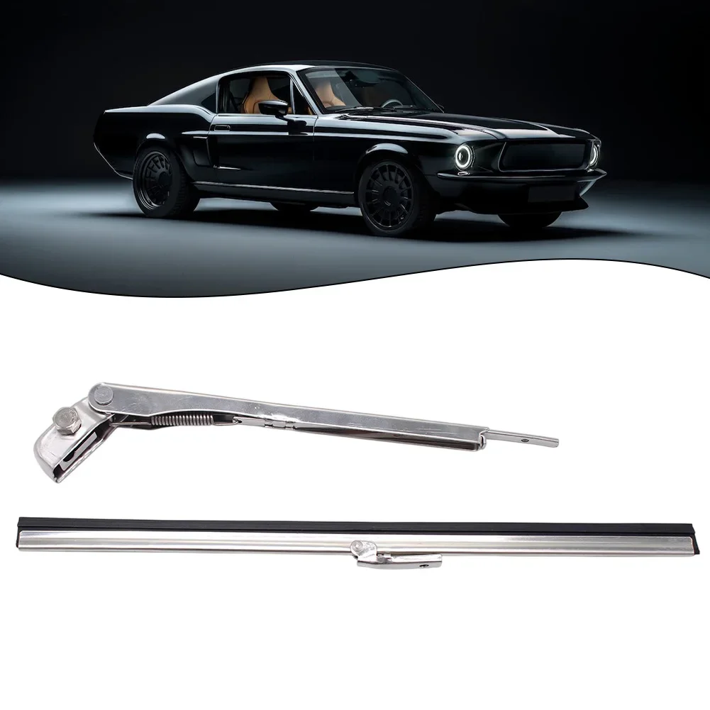 

11 In Windshield Wiper Set For Jeep For Chevy Hot Rat Rod Street Boat Windshield Wiper With Blade Car Exterior Parts