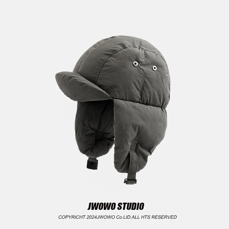 قبعة الصياد السفلية الفاخرة للشتاء خفيفة الوزن ودافئة للأذن، غطاء رأس ثلج مقاوم للرياح للجنسين مع قوة تعبئة عالية