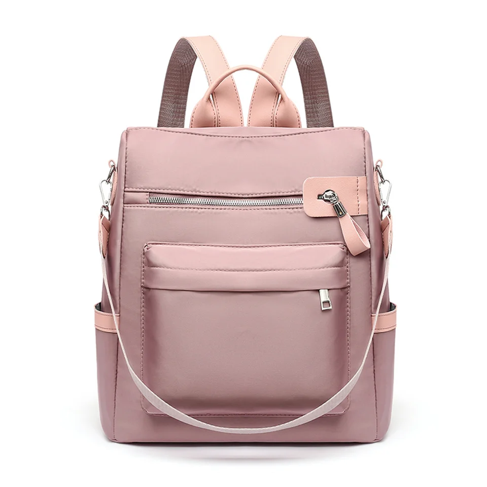 

Women Fashion Trending Oxford Backpack Females Simplicity High Capacity Work College Bag High Quality Casual Shopping Travel Bag