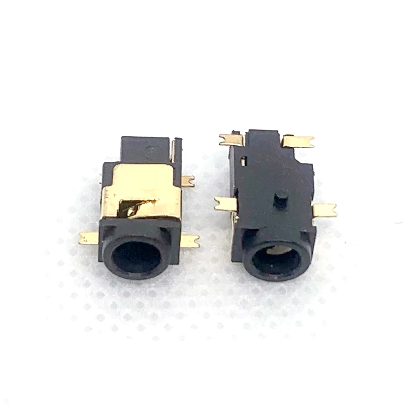 

10pcs DC power supply base DC-058 Charger connector 4PIN DC power socket 3.5 hole diameter 0.8 center pin gold-plated