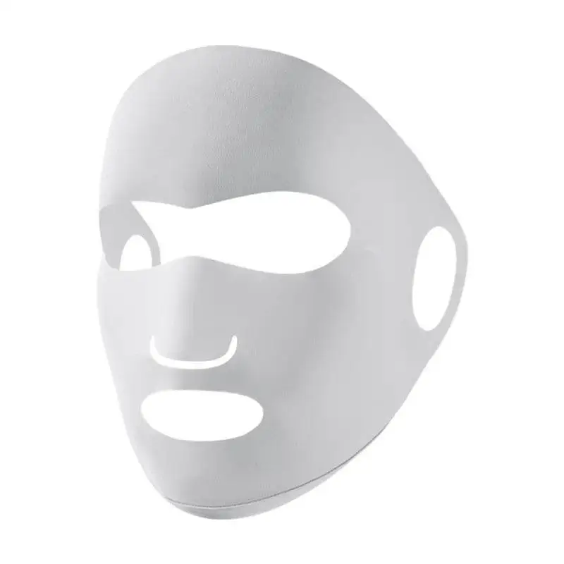 Masque facial respirant anti-UV couleur unie, réglable, en soie glacée, fin, pour le golf et l'été