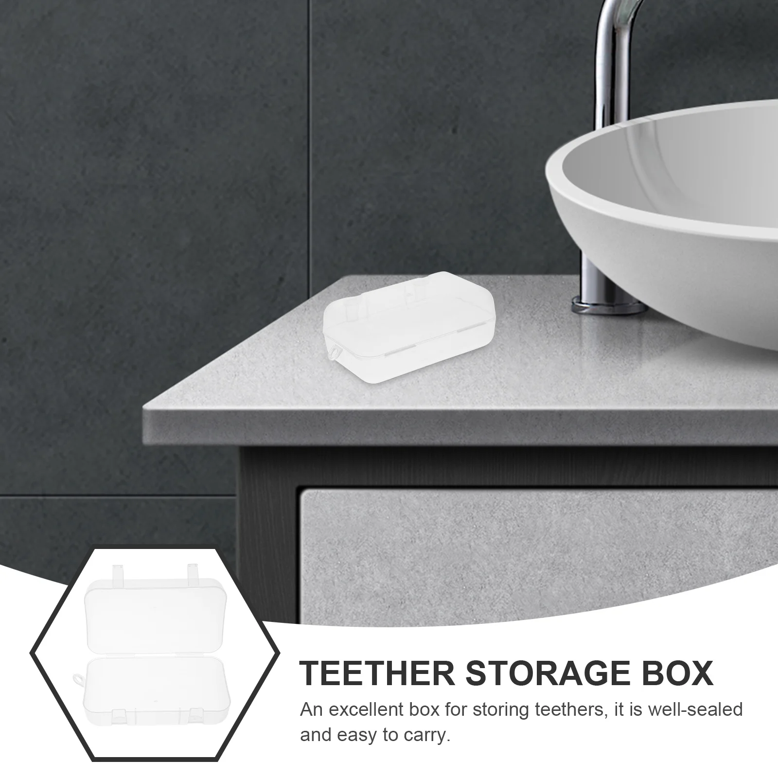 

5 шт. коробка для хранения прорезывателей портативный чехол для молярных стержней многоразовый контейнер для детских прорезывателей чехол для молярных стержней