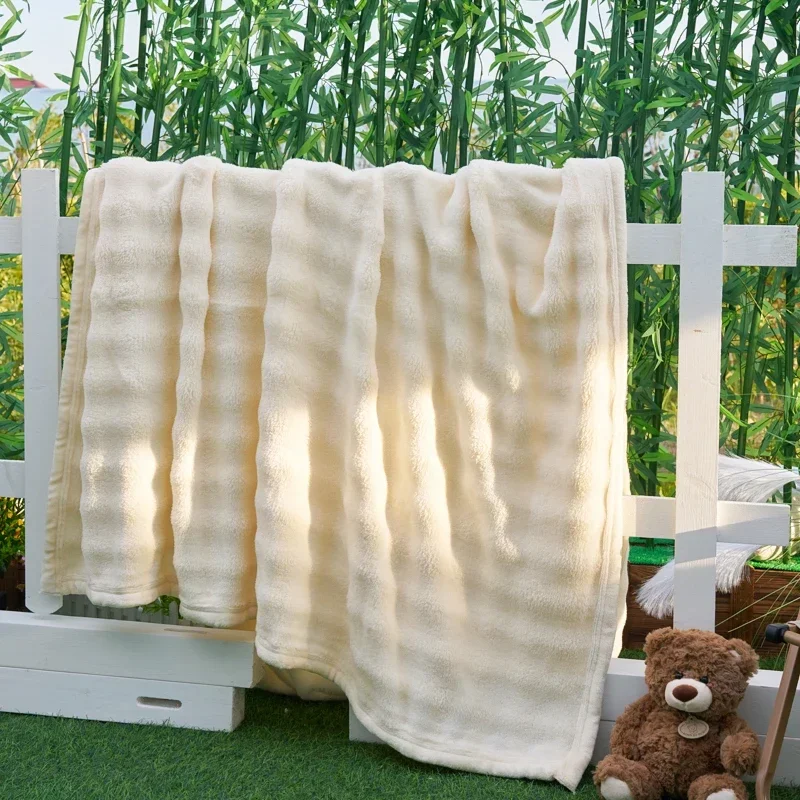 

Flannel Blanket Sofa Winter Super Warm Microfiber Bedding Knee Bed Fleece Camping Fluffy Soft Throw Blankets King Size