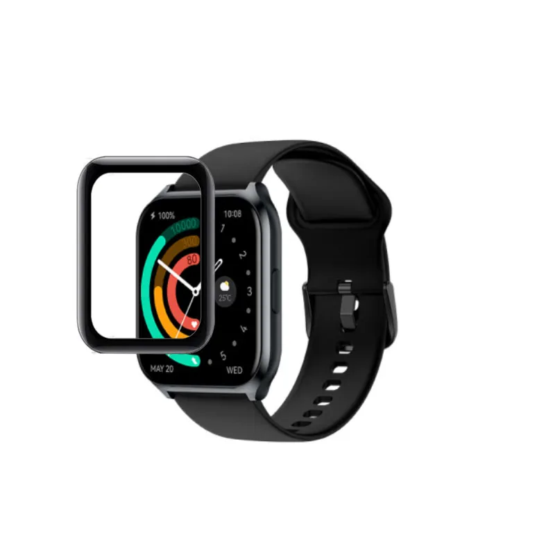 Limpar película protetora para Haylou Smart Watch 2 Pro, protetor de tela, guarda acessórios, 3D curvo, borda macia, Smartwatch, cobertura completa