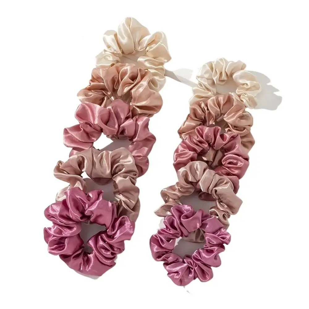 10 قطع 2025 ربطات شعر حلوة بلون سادة وأربطة مطاطية لطيفة وحامل ذيل حصان بسيط