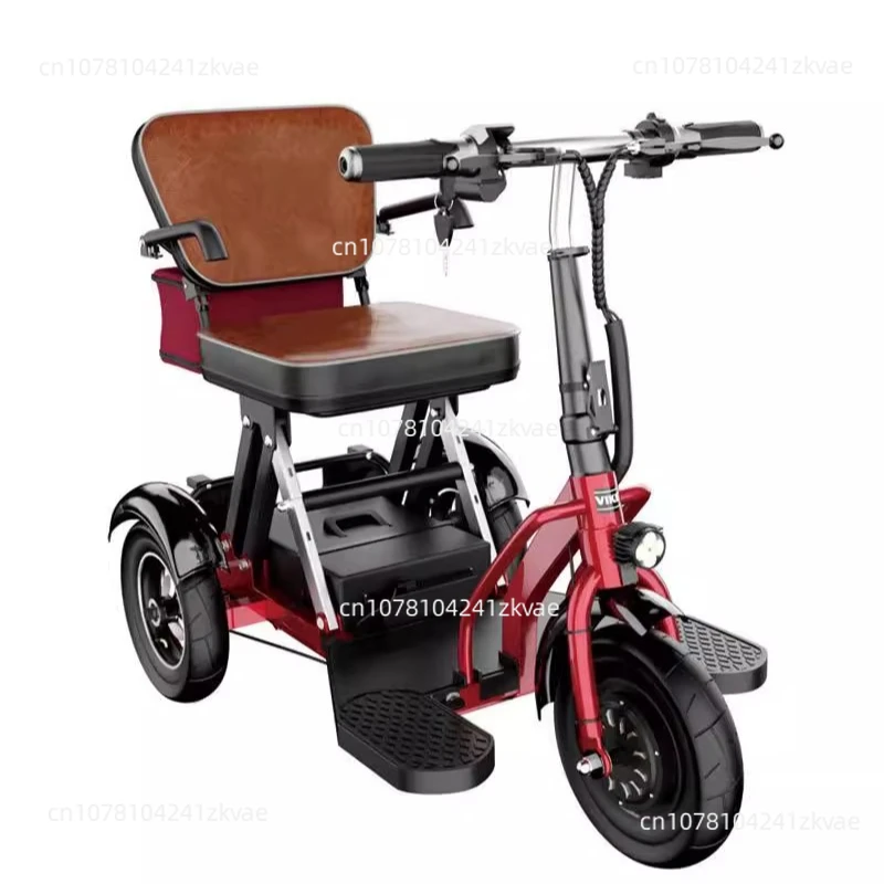 Elderly Leisure Electric Tricycle, Scooter, Folding Vehicle, Small, Mini, Mobility Car, Adult