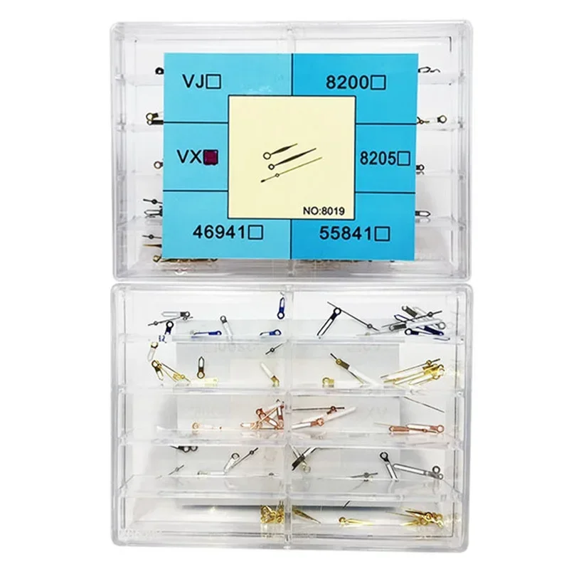 1 Box Watch Hour Minute Hands Set For VX Series VX12 VX82 VX32 VX42 Watch Movement Luminous Mix Hands Parts Watch Pointer Kits