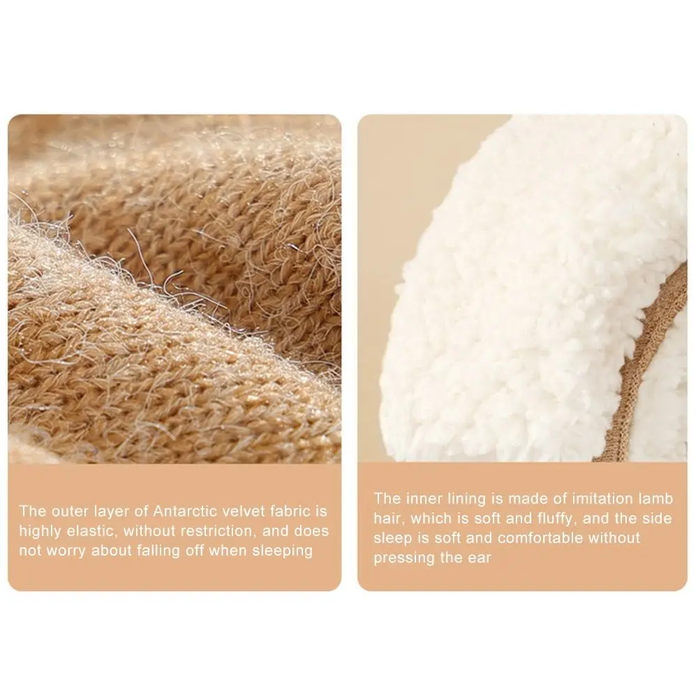 Windproof Sound Insulation Autumn Winter Ear Warmers Headwear Earmuffs Sleep Earmuffs Hair Band
