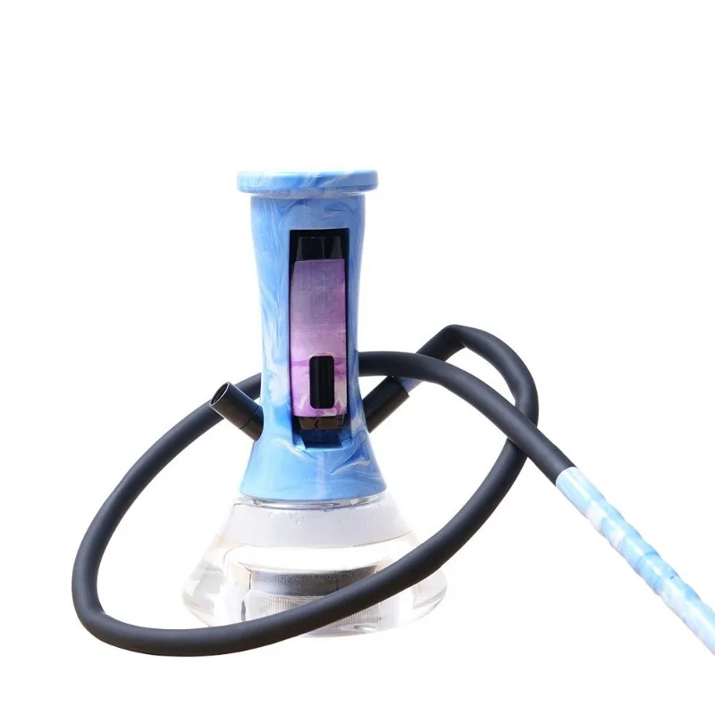 Electronic Hookah 24.5cm Multi-Person Plug-in Multi-Barrel Arabic Hookah Mini Hookah Accessory Pot