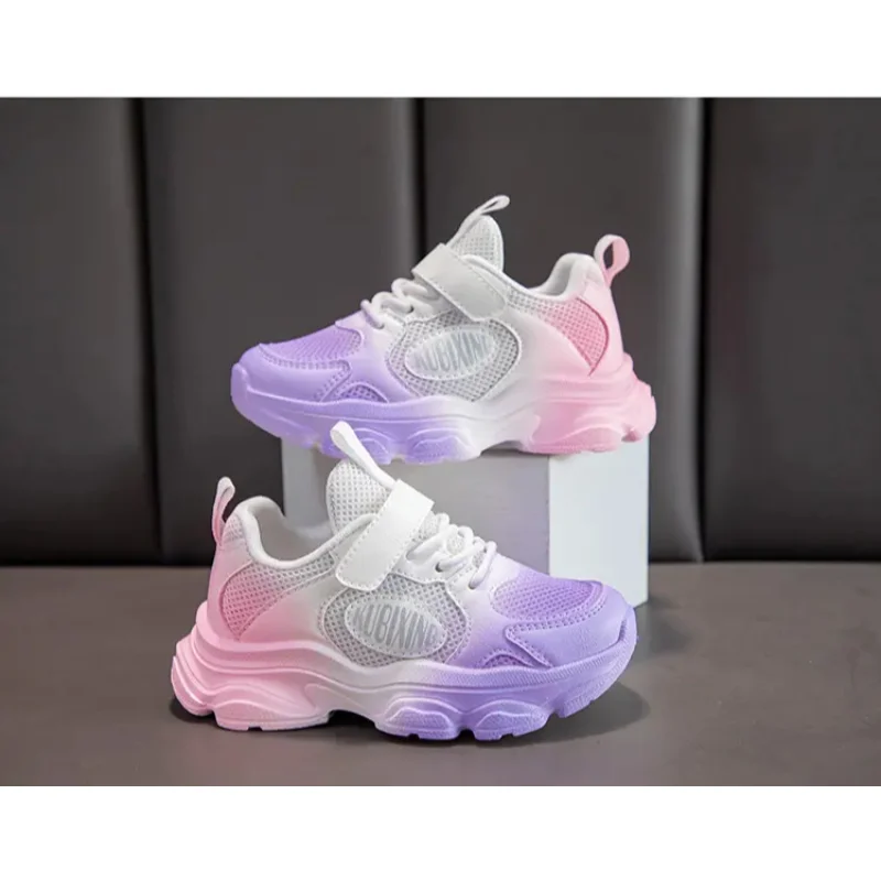 Scarpe sportive per bambini Scarpe da corsa casual per bambini per ragazzi Ragazze Mesh Traspirante Moda Sneakers Primavera Estate Antiscivolo Morbida per bambini