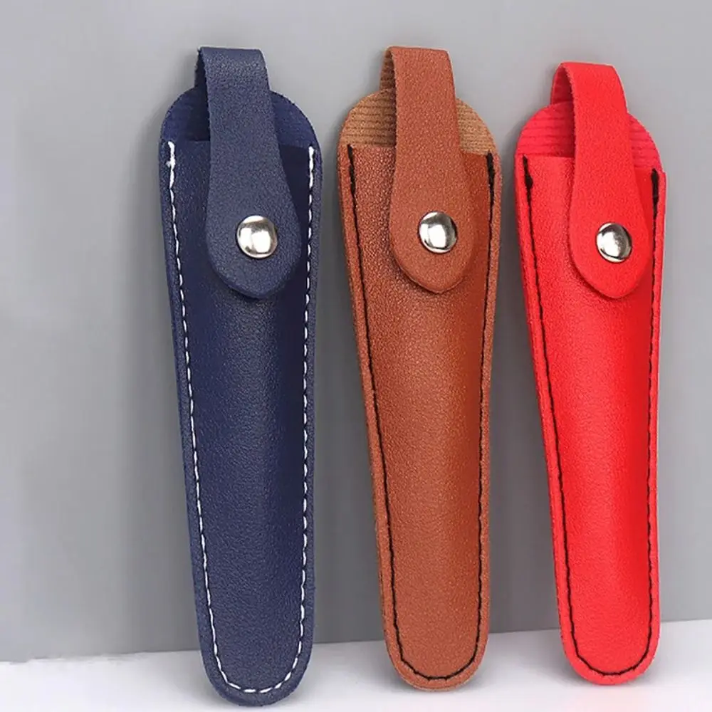 PU Leather Leather Scissor Case Protective Safety Sheath Hairdressing Scissor Holder Universal Hairdressers Tools Bag Salon