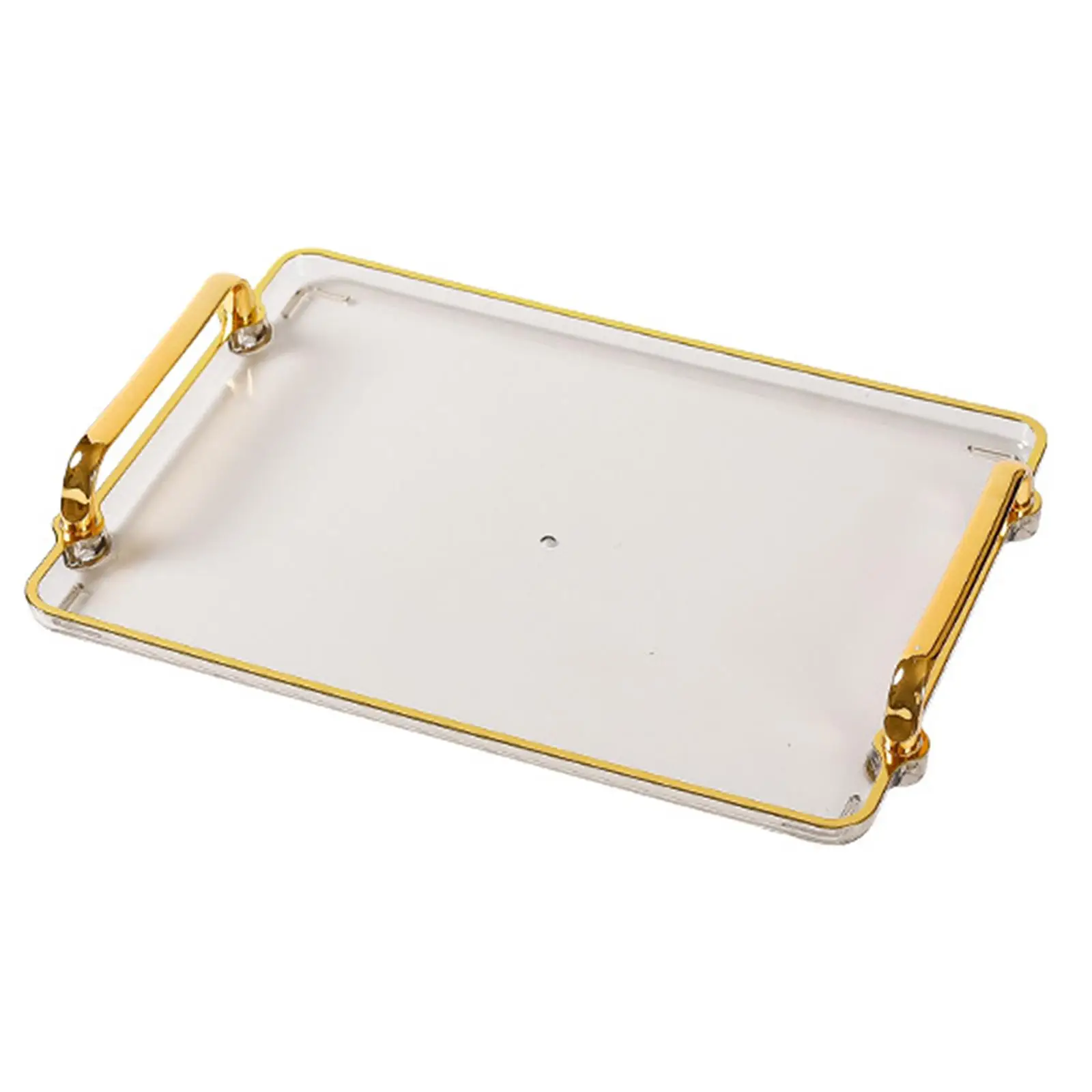 Serving Tray with Handles Jewelry Tray for Dressing Room Bathroom Decoration