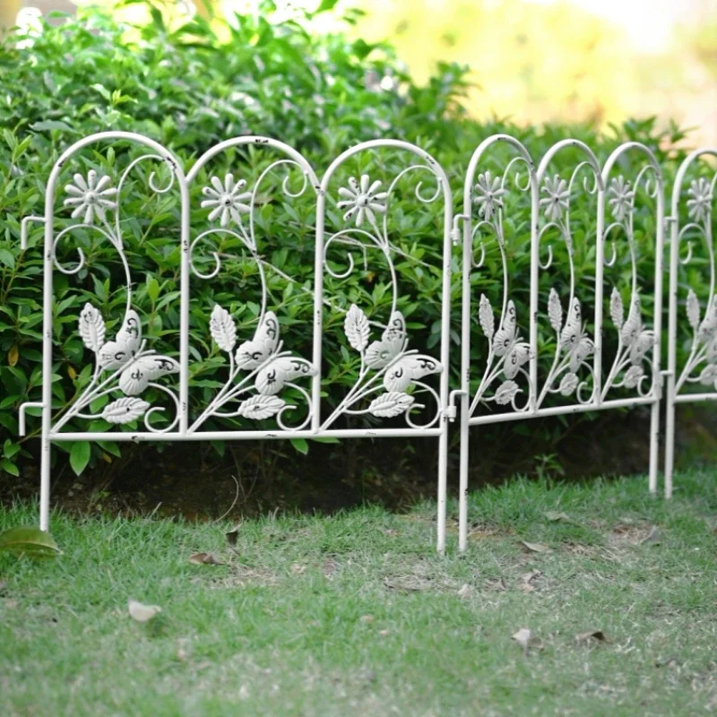 

Garden Fence Iron Outdoor Villa Balcony Vegetable Garden Flower Garden Small Fence Plant Fence