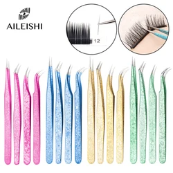 2023 Eyelash Tweezers Ice Flower Anti-static 3D Accurate Professional Eyebrows Lash Extension Supplies Makeup Tools 100% Closure