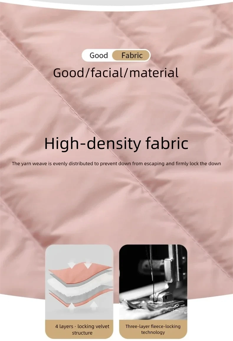 Women's Slim Fit Sleeveless Vest Ultra Lightweight White Duck down Warm Inner Packable Liner Jacket for Outerwear