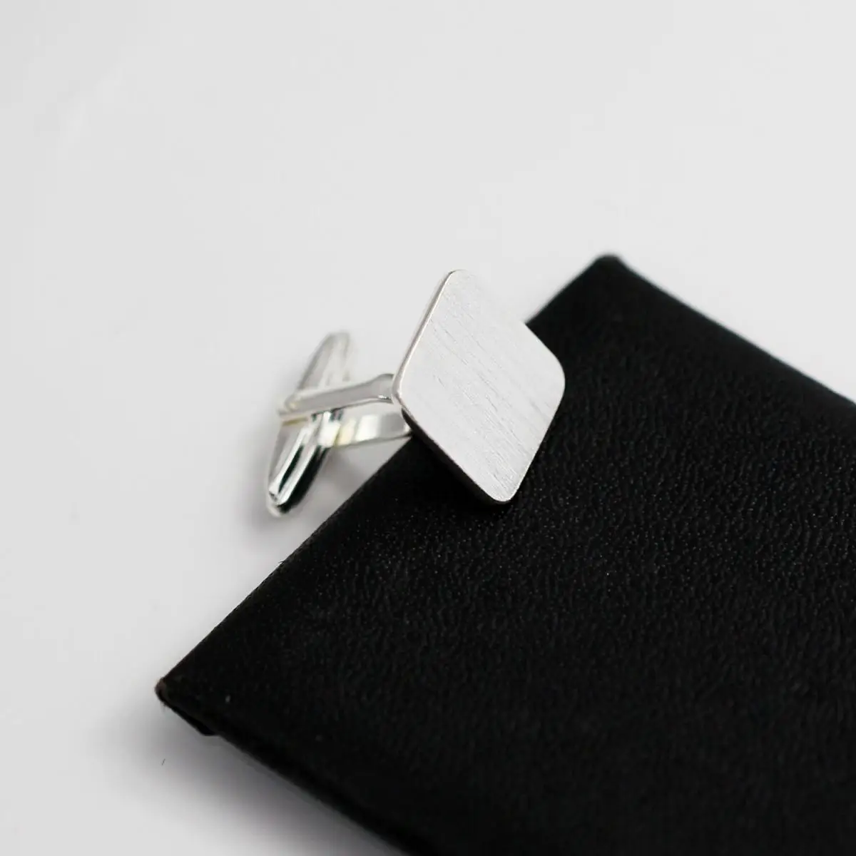 

Beadsnice 1pair 925 Silver Suit Shirt Cuff links for Men Square Cuff Links Base for Jewelry Making Findings for Him ID39292