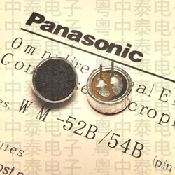 50pcs/original Japanese WM-52BT imported 9745 capacitive electret microphone with pins